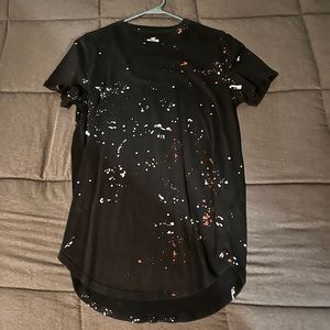 Hollister paint splatter tee